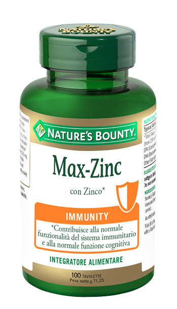 MAX ZINC 100 TAVOLETTE - Farmastop