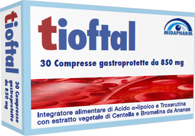 TIOFTAL 30 COMPRESSE GASTROPROTETTE - Farmastop