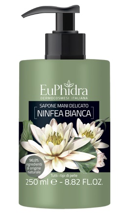 EUPHIDRA SAPONE LIQUIDO MANI NINFEA IN FLACONE CON ETICHETTA DISPENSER - Farmastop
