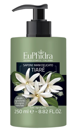 EUPHIDRA SAPONE LIQUIDO MANI TIARE' IN FLACONE CON ETICHETTA DISPENSER - Farmastop
