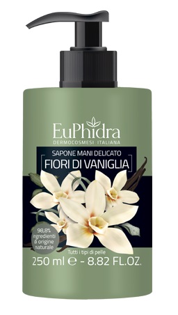 EUPHIDRA SAPONE LIQUIDO MANI VANIGLIA IN FLACONE CON ETICHETTA DISPENSER - Farmastop