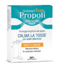GOLASEPT TUSS PROPOLI CPR TOSSE DISPOSITIVO MEDICO COMPRESSE MASTICABILI ALLA PROPOLI IN ASTUCCIO - Farmastop