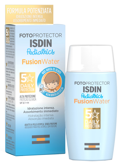 FOTOPROTECTOR PEDIATRICS FUSION WATER SPF50 - Farmastop