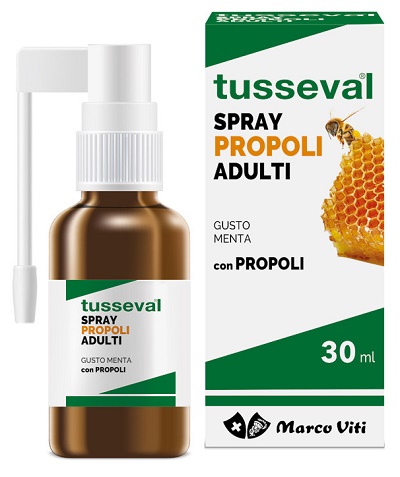 TUSSEVAL GOLA PROPOLI SPRAY PER ADULTI 30 ML - Farmastop