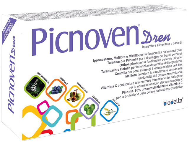 PICNOVEN DREN 100 COMPRESSE 62 G - Farmastop