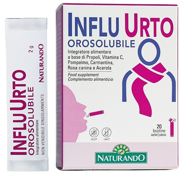 INFLU URTO OROSOLUBILE 20 BUSTINE DA 2 G - Farmastop