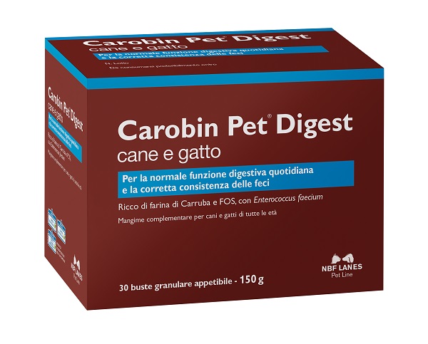 CAROBIN PET DIGEST GRANULARE 30 BUSTE DA 5 G - Farmastop