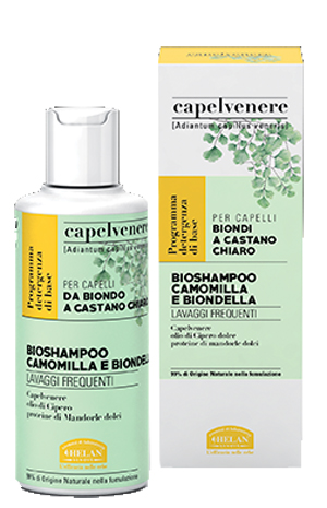CAPELVENERE BIOSHAMPOO CAMOMILLA E BIONDELLA 200 ML - Farmastop