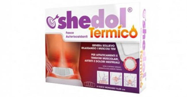 FASCIA AUTORISCALDANTE SHEDOL TERMICO 6 PEZZI - Farmastop