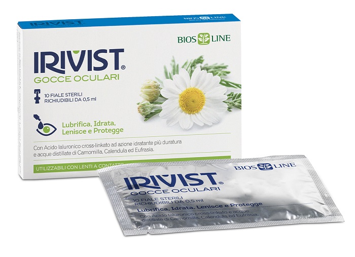IRIVIST GOCCE MONODOSE 10 FIALE 0,5 ML ACIDO IALURONICO CROOS - Farmastop