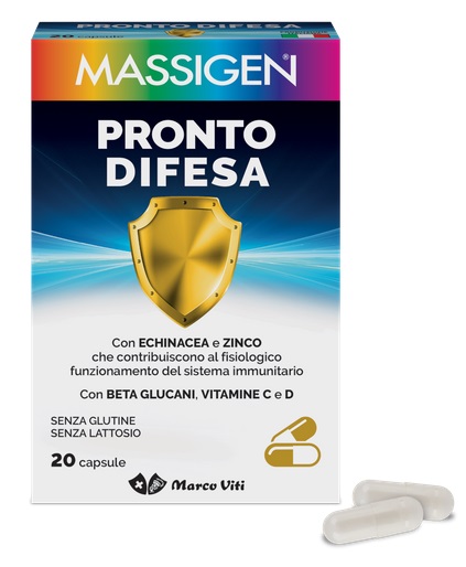 MASSIGEN PRONTO DIFESA 20 CAPSULE - Farmastop