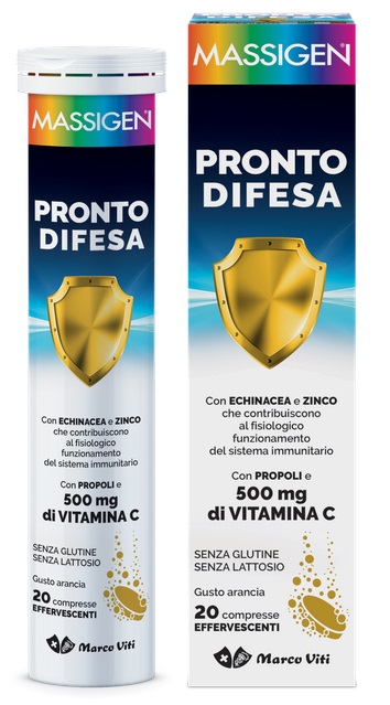 MASSIGEN PRONTO DIFESA 20 COMPRESSE EFFERVESCENTI - Farmastop