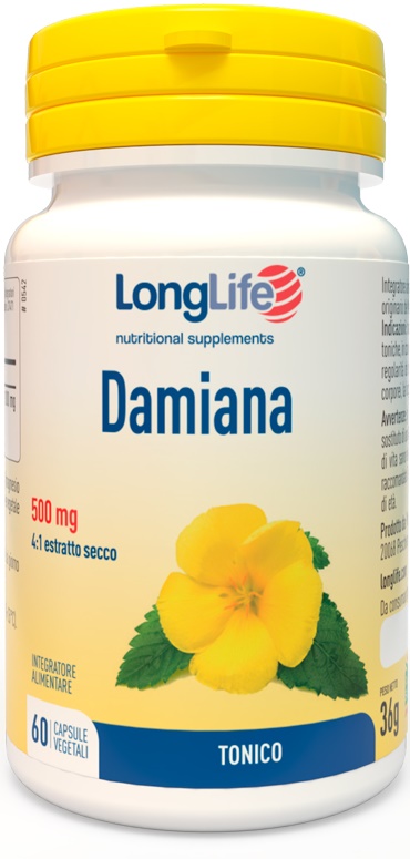 LONGLIFE DAMIANA 60 CAPSULE - Farmastop