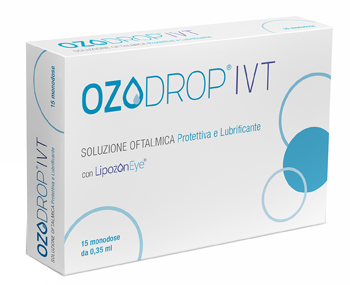 OZODROP IVT SOLUZIONE OFTALMICA BASE DI OLIO OZONIZZATO IN FOSFOLIPIDI 15 FLACONCINI MONODOSE DA 0,35 ML - Farmastop