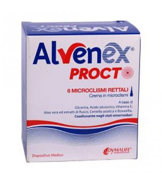 ALVENEX PROCTO MICROCLISMA 6 PEZZI DA 8 G - Farmastop