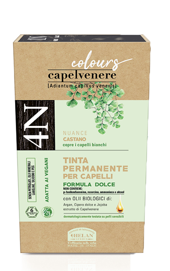 CAPELVENERE COLOURS TINTA CAPELLI 4N CASTANO - Farmastop