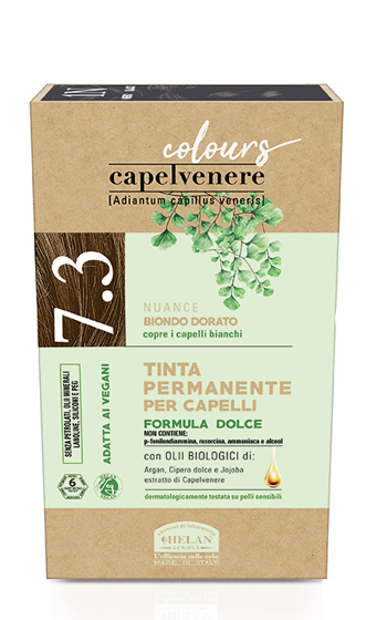 CAPELVENERE COLOURS TINTA CAPELLI 7,3N BIONDO DORATO - Farmastop