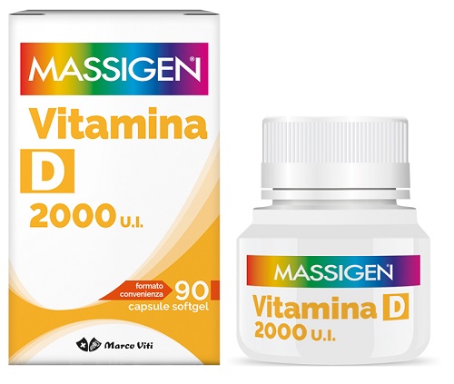 MASSIGEN VITAMINA D 2000 UI 90 CAPSULE SOFTGEL - Farmastop