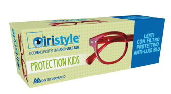 OCCHIALE DA LETTURA PREMONTATO IRISTYLE PROTECTION KIDS RED - Farmastop