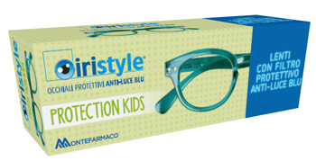 OCCHIALE DA LETTURA PREMONTATO IRISTYLE PROTECTION KIDS GREEN - Farmastop