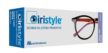 OCCHIALE DA LETTURA PREMONTATO IRISTYLE FANCY LADY BLACK +1,5 - Farmastop