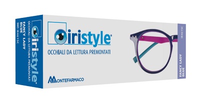 OCCHIALE DA LETTURA PREMONTATO IRISTYLE FANCY LADY BLUE +3,5 - Farmastop