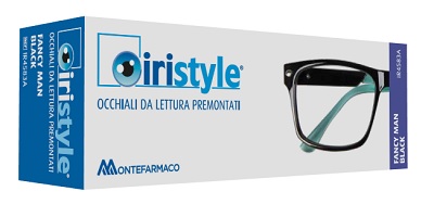 OCCHIALE DA LETTURA PREMONTATO IRISTYLE FANCY MAN BLACK +2,5 - Farmastop
