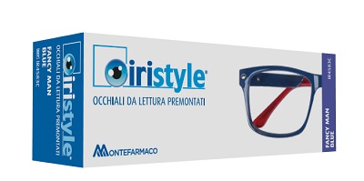 OCCHIALE DA LETTURA PREMONTATO IRISTYLE FANCY MAN BLUE +3,5 - Farmastop
