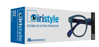 OCCHIALE DA LETTURA PREMONTATO IRISTYLE ROCK BLUE +2,5 - Farmastop
