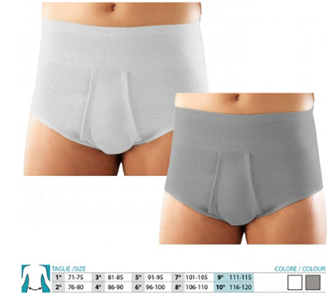 ORIONE 309 SLIP UOMO CONTENITIVO APERTO GRIGIO 4 - Farmastop