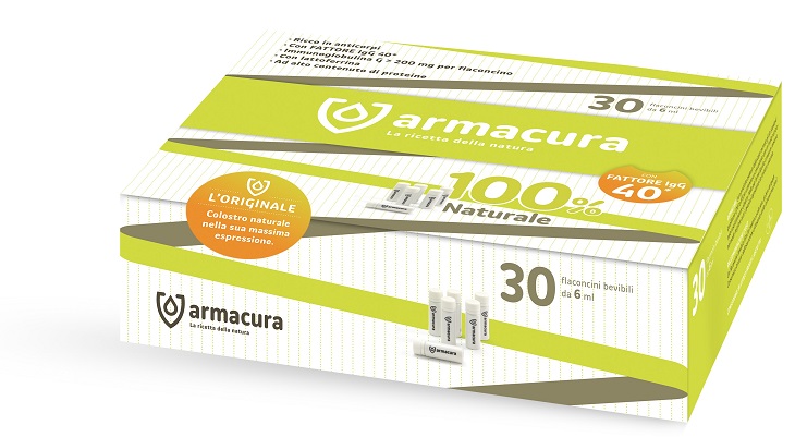 ARMACURA COLOSTRO 100% 30 FLACONCINI BEVIBILI - Farmastop