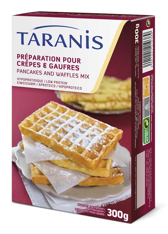 TARANIS PREPARATO PER CREPES E WAFFLES 300 G - Farmastop