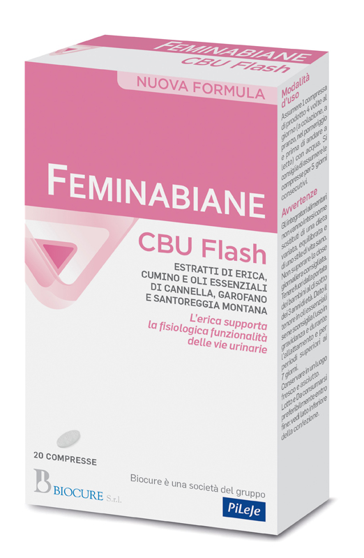 FEMINABIANE CBU FLASH 20 COMPRESSE NUOVA FORMULA - Farmastop