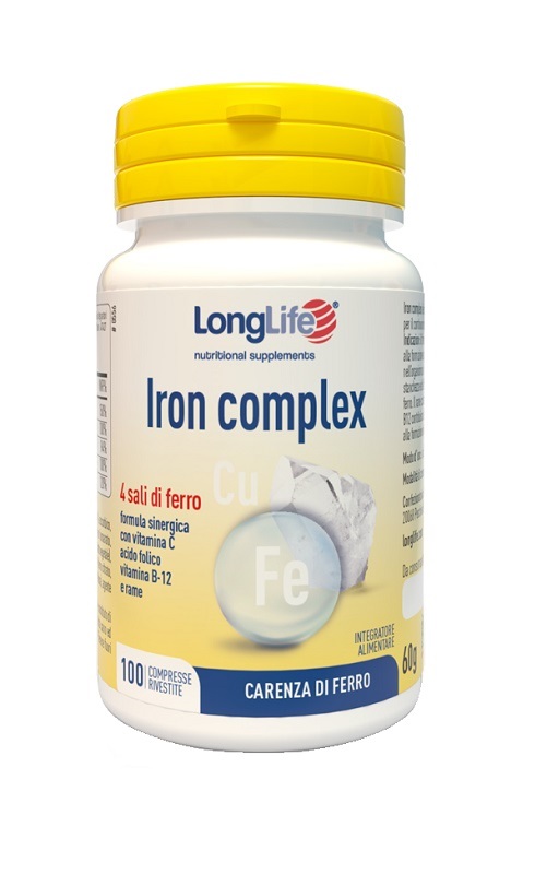 LONGLIFE IRON COMPLEX 100 COMPRESSE - Farmastop