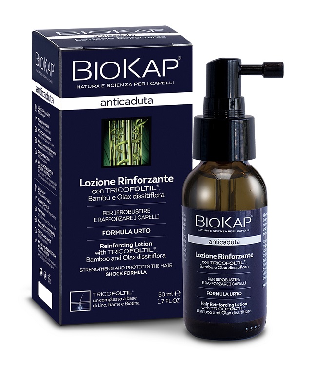 BIOKAP LOZIONE RINFORZANTE ANTICADUTA CON TRICOFOLTIL NUOVA FORMULA 50 ML - Farmastop