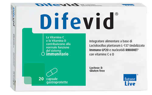 DIFEVID 20 CAPSULE GASTROPROTETTE - Farmastop