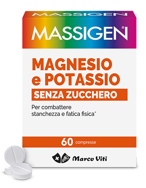 MASSIGEN MAGNESIO POTASSIO 60 COMPRESSE - Farmastop