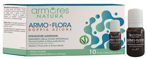 ARMORES ARMO FLORA DOPPIA AZIONE 10 FLACONCINI DA 10 ML - Farmastop