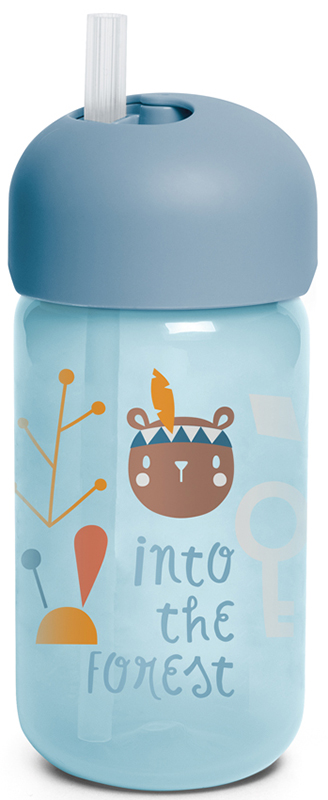 SUAVINEX INTOTHEFOREST TAZZA CON CANNUCCIA +18 MESI AZZURRA - Farmastop