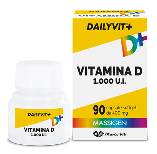 DAILYVIT VITAMINA D 1000 UI 90 CAPSULE SOFTGEL - Farmastop