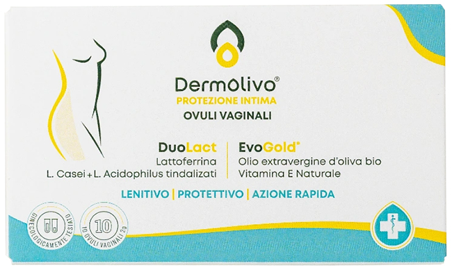 DERMOLIVO OVULI VAGINALI 10 PEZZI - Farmastop