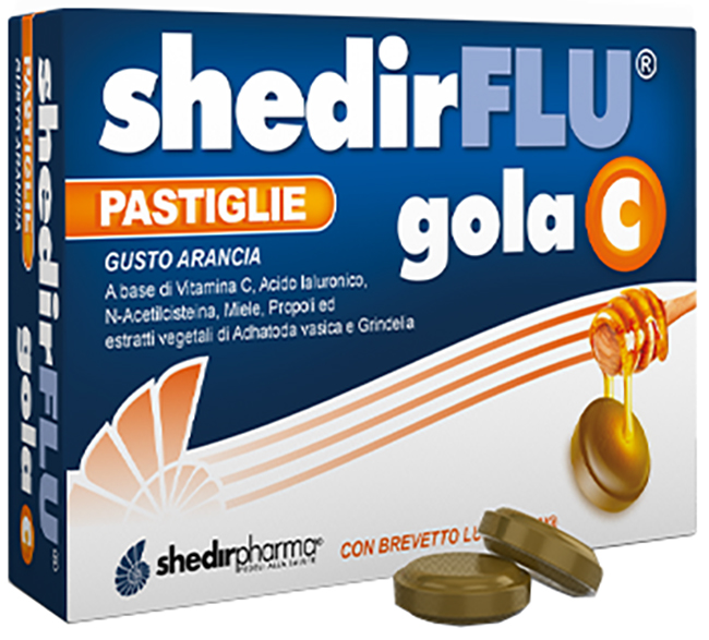 SHEDIRFLU GOLA C ARANCIA 48 PASTIGLIE - Farmastop