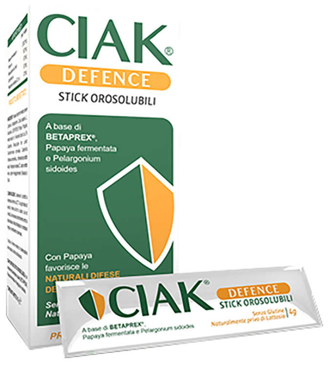 CIAK DEFENCE 15 STICK OROSOLUBILI - Farmastop