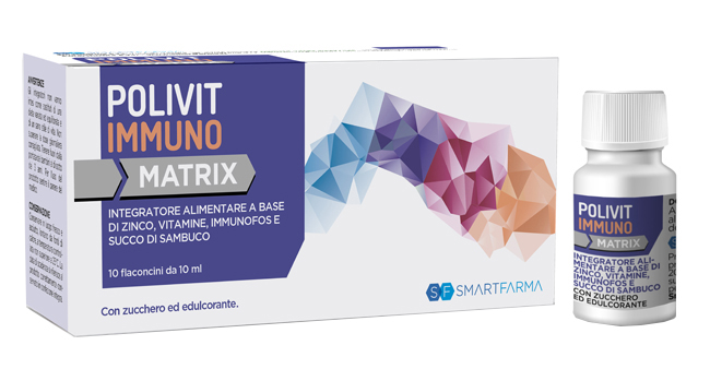 POLIVIT IMMUNO MATRIX 10 FLACONCINI DA 10 ML - Farmastop