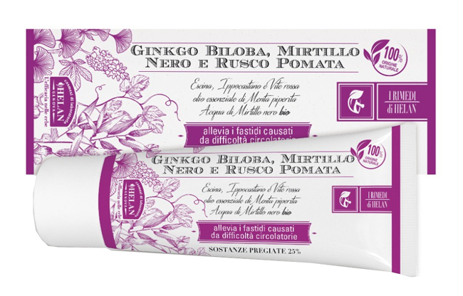 I RIMEDI DI HELAN GINKGO BILOBA MIRTILLO NERO RUSCO POMATA 75 ML - Farmastop