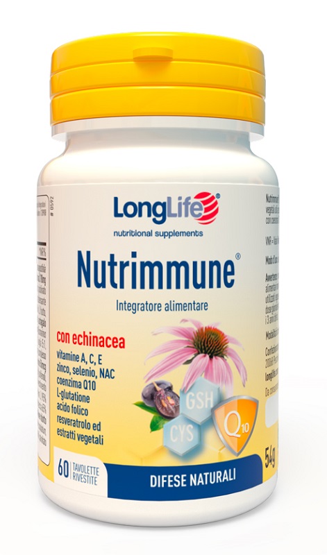 LONGLIFE NUTRIMMUNE 60 TAVOLETTE - Farmastop