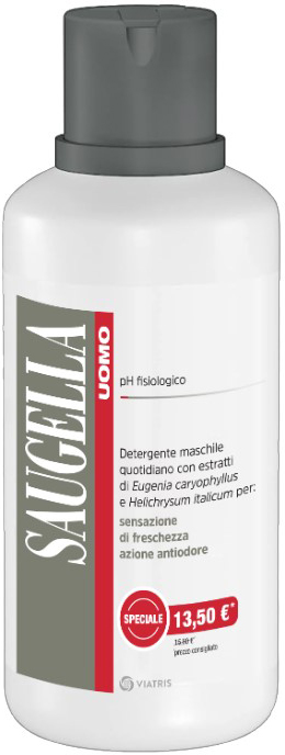 SAUGELLA UOMO DETERGENTE 500 ML TAGLIO PREZZO - Farmastop