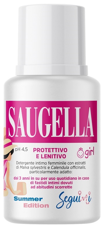 SAUGELLA GIRL PROTETTIVO E LENITIVO DETERGENTE INTIMO 100 ML - Farmastop