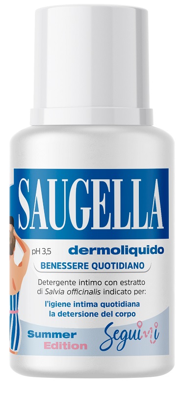 SAUGELLA DERMOLIQUIDO PH 3,5 BENESSERE QUOTIDIANO DETERGENTE INTIMO 100 ML - Farmastop