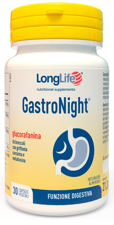 LONGLIFE GASTRONIGHT 30 CAPSULE VEGETALI - Farmastop